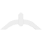 Ekena Millwork Archdale Architectural Grade PVC Gable Bracket, 36"W x 15"H x 2"D x 4"F, 10/12 Pitch GBP036X15X0204ARC00 - alternate 4